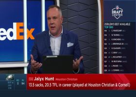Zierlein shares that Jalyx Hunt 'did not look out of place' at Senior Bowl | 'NFL Draft Center'