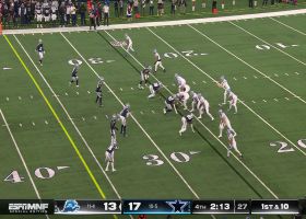 Can't-Miss Play: Donovan Wilson's diving INT turns Lions over late in the fourth quarter on 'MNF'