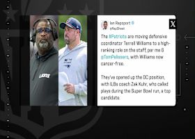 Patriots open up DC position after moving Terrell Williams to a high-ranking role on staff | 'The Insiders'