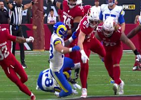 McBride's double-truck stick 27-yard reception brings Cards into Rams' territory