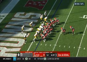Jerome Ford punches in 1-yard rush TD following successful challenge