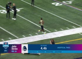 Jaden Shirden runs official 4.45-second 40-yard dash at 2024 combine