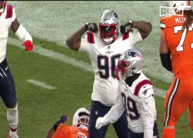 Christian Barmore looks like Aaron Donald on 9-yard sack vs. Wilson