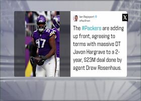 Rapoport: Packers agree to terms with DT Javon Hargrave on 2-year, $23M deal | 'Free Agency Frenzy'