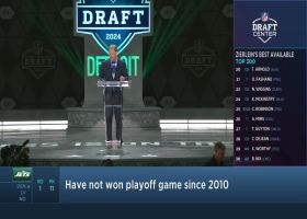 Lance Zierlein breaks down Jets selecting Olumuyiwa Fashanu No. 11 overall | 'NFL Draft Center'