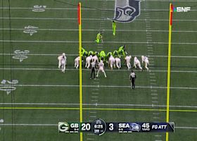 Jason Myers' 45-yard FG gets Seattle within two scores of GB