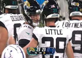 Cam Little's 53-yard FG ties the game with under two minutes