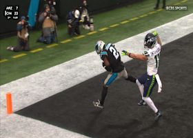 Michael Jackson snags end zone INT on Darnold