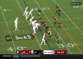 Rondale Moore's David Tyree-esque TD vs. Steelers negated by holding penalty