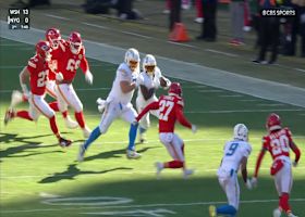 Kimani Vidal takes Herbert's checkdown 15 yards