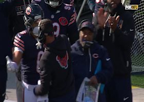 Tremaine Edmunds scoops up tipped pass for Bears third INT of game vs. Rattler