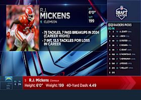 Chargers select R.J. Mickens with No. 214 pick in 2025 draft