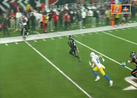 M is for a Murray 38-yard pick-six TD