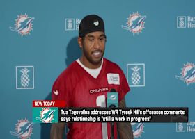 Tagovailoa on Tyreek Hill's offseason comments: 'It's still a work in progress'