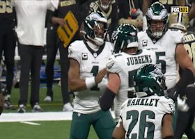 Tyrann Mathieu's end-zone INT turns Eagles' scoring chance into Saints' takeaway