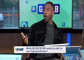Which QB, WR, RB, and DEF do you want on your flag football team? | 'GMFB'