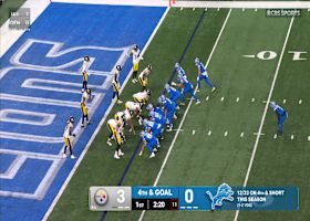 Goff's fourth-and-goal pass falls incomplete for turnover on downs