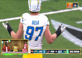 Bosa brings it around town for a 5-yard sack