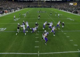 Spillane's perfectly-timed blitz nets untouched sack on Dobbs