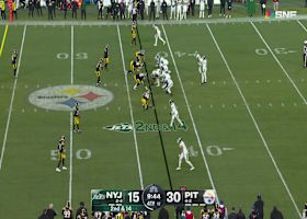 Garrett Wilson's nifty juke springs 27-yard catch and run