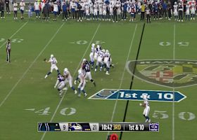 Riley Leonard rips a 24-yard laser to Laquon Treadwell