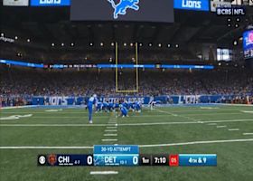 Jake Bates' 30-yard FG opens scoring in Bears-Lions game on Thanksgiving