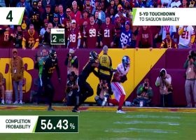 Next Gen Stats: Tommy DeVito's 4 most improbable completions | Week 11