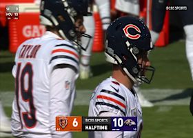 Santos' 58-yard FG try lands short of crossbar as first-half clock expires