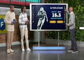 Projections for De'Von Achane's point total in Week 18 'NFL Fantasy Live'