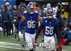 Bobby Okereke's second INT of 2025 season comes against Joe Milton III in Week 18