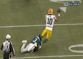 Nolan Smith's shoestring sack of Love halts Packers' second offensive drive