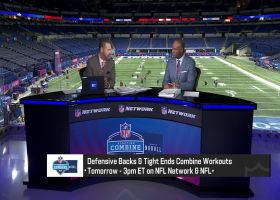 Charles Davis recaps Day 1 of '24 combine, previews TEs, DBs to watch on Day 2