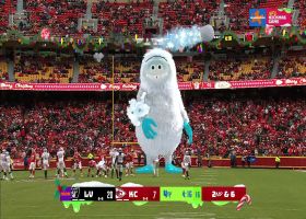 Yeti's snowballs opens field for Richie James 45-yard catch and run | 'NFL Nickmas Game'