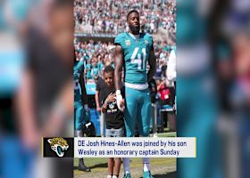 Josh Hines-Allen son Wesley was Jags honorary captain in Week 6 | 'GMFB'