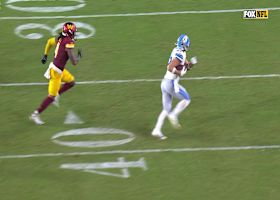 Goff's sidearm sling results in huge fourth-down conversion to LaPorta