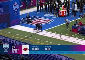 Eric Gregory runs official 5.14-second 40-yard dash at 2025 combine