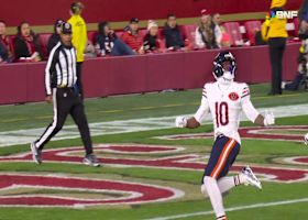 Can't-Miss Play: Caleb Williams dials launch codes to Burden for 35-yard TD vs. 49ers