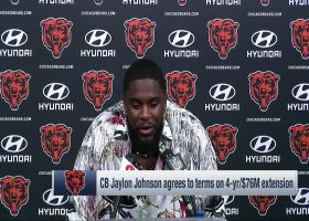 Jaylon Johnson addresses media for first time since receiving $76M extension from Bears
