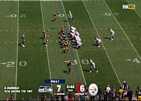 Can't-Miss Play: Herbig off to races for 41-yard return after tipped-ball INT vs. Darnold