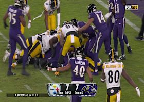 Russell Wilson's near-TD run becomes first turnover in Steelers-Ravens