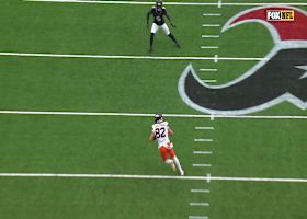 Nix finds wide open Adam Trautman for 21-yard catch and run