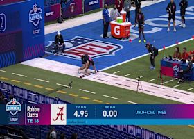 Robbie Ouzts runs official 4.91-second 40-yard dash at 2025 combine