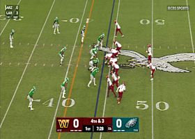 Terry McLaurin's fourth-down reception goes for 5 yards