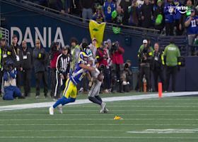 Puka Nacua snags a crazy contested catch to convert on fourth-down