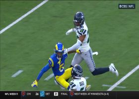 Julian Love commits costly 45-yard pass-interference penalty during Stafford's launch