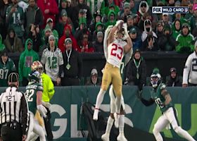 Christian McCaffrey's personal elevator has high-level access on epic red-zone catch