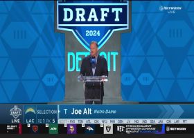 Chargers select Joe Alt with No. 5 pick in 2024 draft