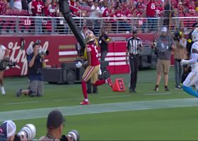 Mordecai's 22-yard TD pass to Demarcus Robinson is placed perfectly