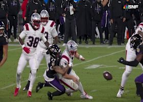 Ar'Darius Washington comes up with a HUGE strip sack with 0:25 seconds left in the first half