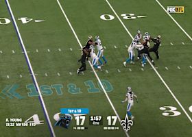 Chase Young engulfs Bryce Young for clutch 9-yard sack late in the fourth quarter